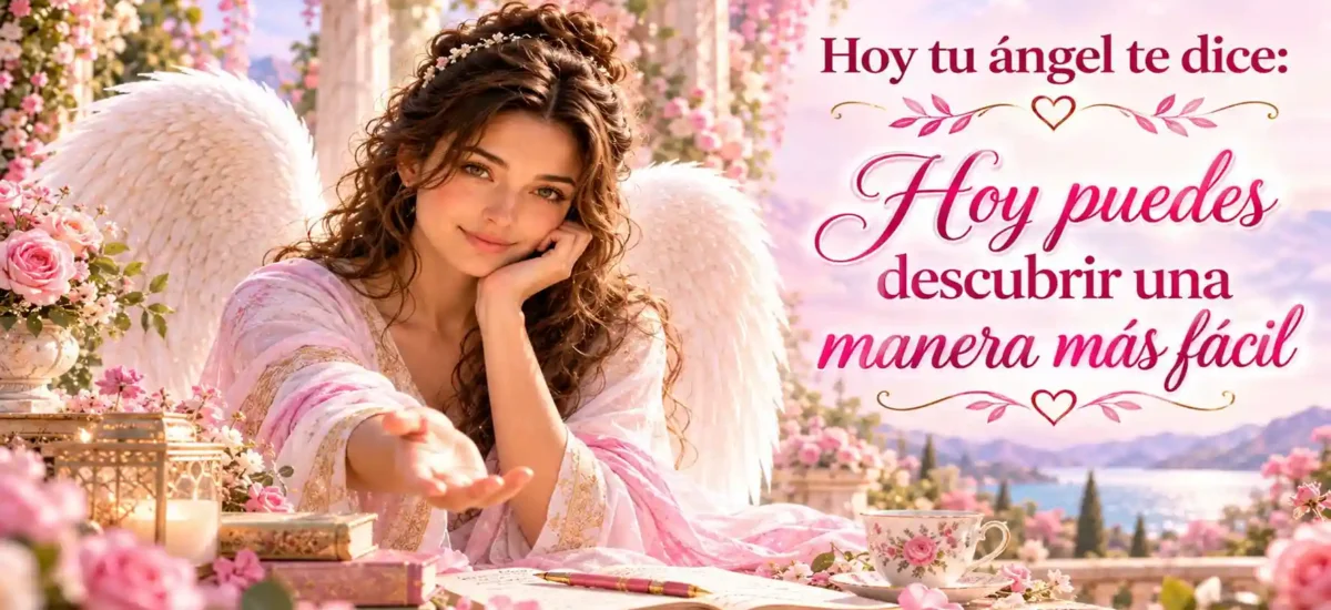 Hoy tu ángel te dice: Hoy puedes descubrir una manera más fácil