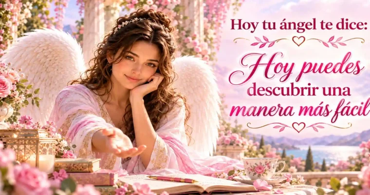 Hoy tu ángel te dice: Hoy puedes descubrir una manera más fácil