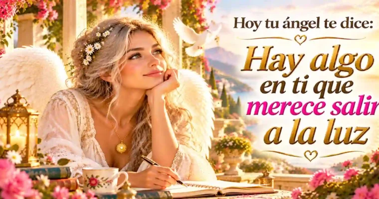 Hoy tu ángel te dice: Hay algo en ti que merece salir a la luz