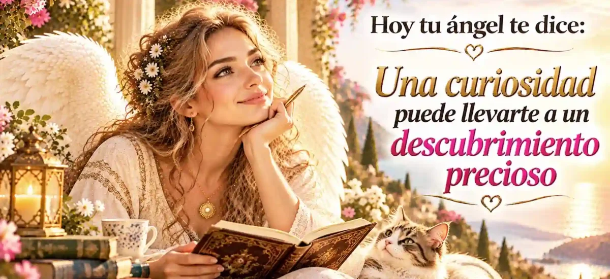 Hoy tu ángel te dice: Una curiosidad puede llevarte a un descubrimiento precioso