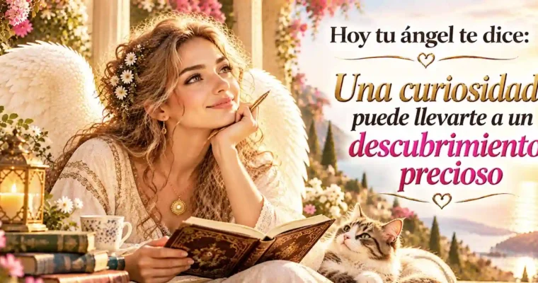 Hoy tu ángel te dice: Una curiosidad puede llevarte a un descubrimiento precioso